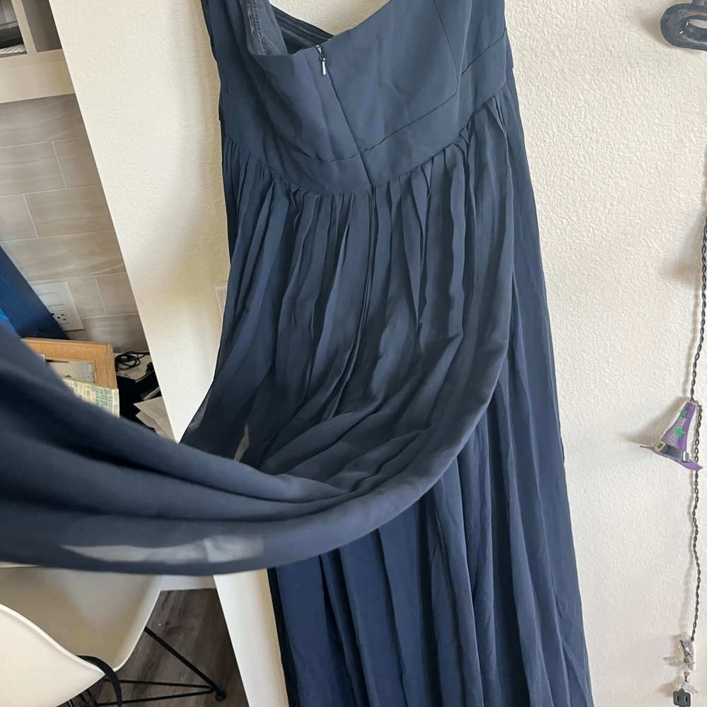 Jenny Yoo Navy Blue Mira Convertible Dress 18 - Picture 9 of 13